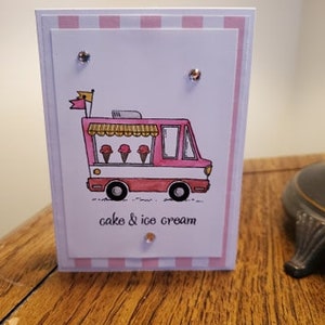 Birthday Card - Ice Cream Truck