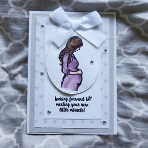 Baby Shower Card - Gender Neutral - Grey