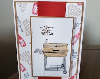 BBQ Birthday Card - Male Birthday