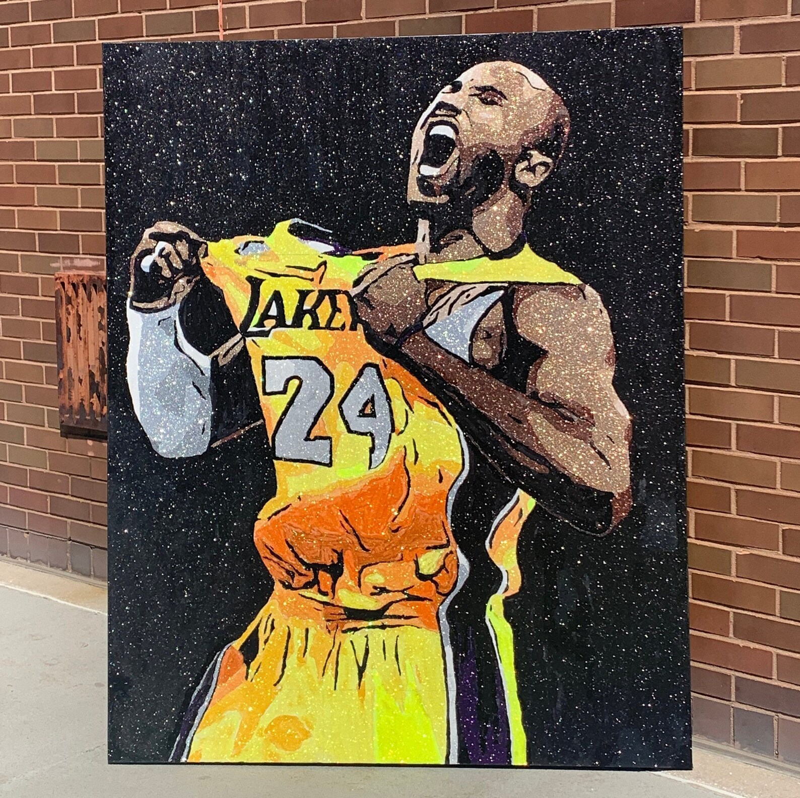 Kobe Bryant Original Painting Etsy