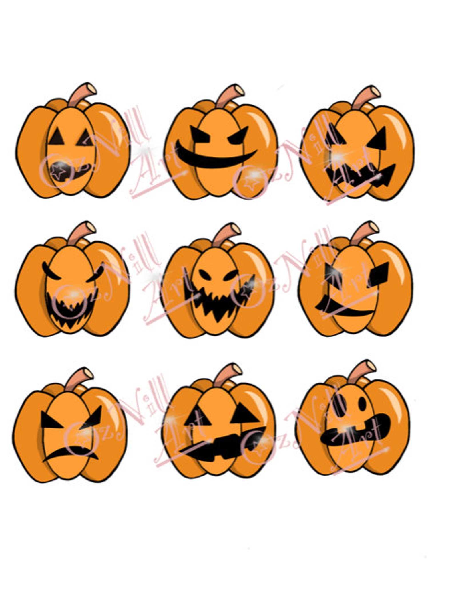 Lot De 75 Autocollants Visage Citrouille Halloween 8 Feuilles Kits De Décoration Pour Enfants Décoration De Fête Citrouille Halloween