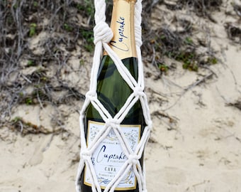 Macrame Bottle Bag | Wine Bottle Holder