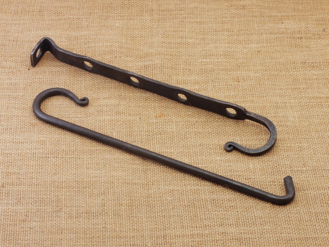 Hand Adjustable Trammel Hook Steel Pot Hanger Wrought Etsy