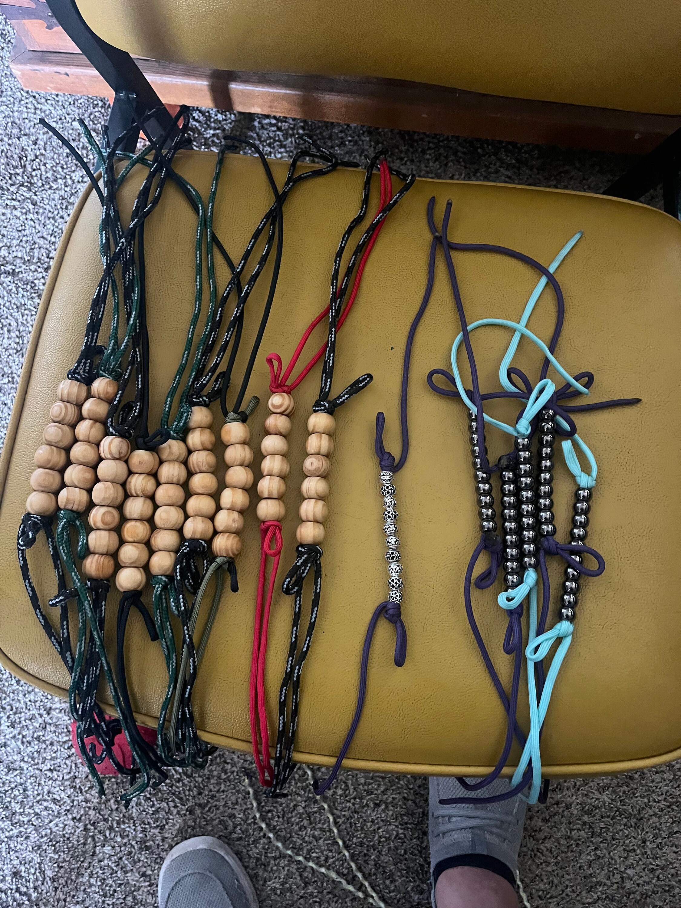 Bead String Curb Straps Etsy