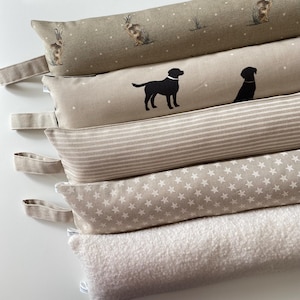 75 cm 85 cm 90 cm 100 cm Weighted Draught Excluder - Heavy Draft Excluder - Washable Draft Excluder