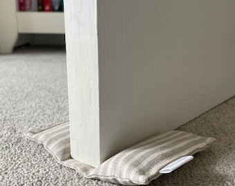 Soft Door Wedge - Under Door Wedge - Fabric Door Wedge - Fabric Doorstop - Stripe Doorstopper