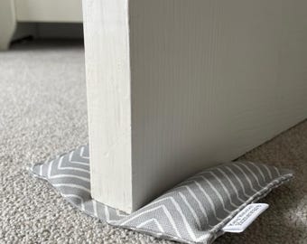 Soft Door Wedge - Under Door Wedge - Fabric Door Wedge - Fabric Doorstop - Stripe Doorstopper