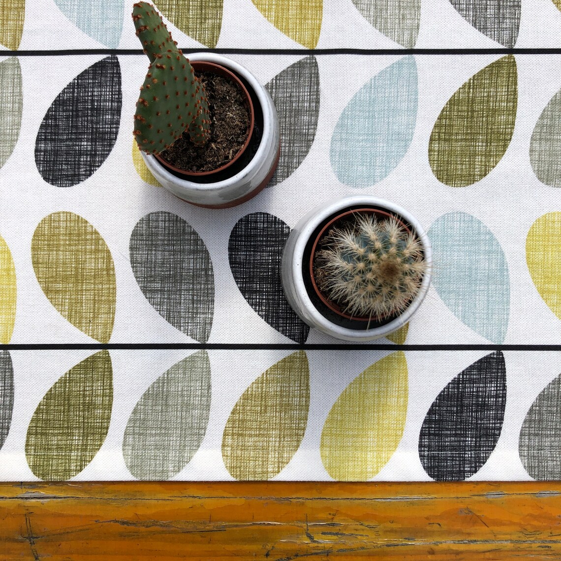 Orla Kiely Table Runner Orla Kiely Scribble Stem Runner Etsy