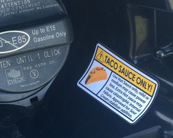 Taco Sauce Only Stickers - Toyota Tacoma