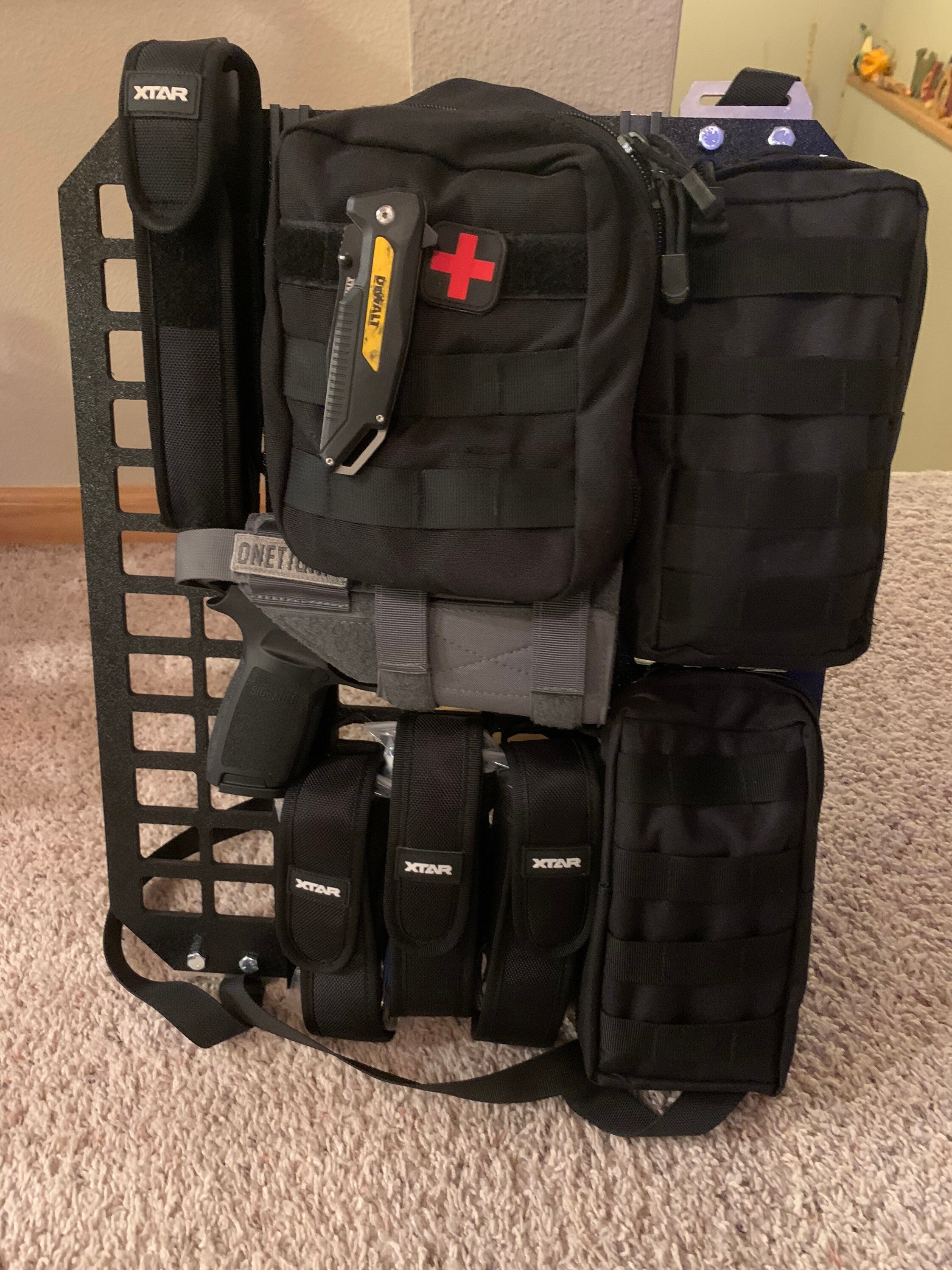 Universal Seat Back Rigid MOLLE Panel Etsy