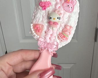 Süsse Rosa Decoden Haarbürste Kawaii