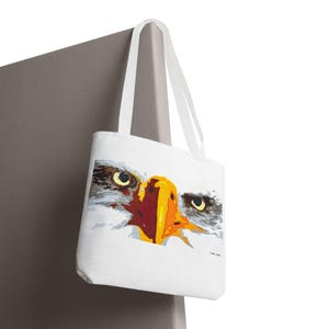 Bald Eagle Tote Bag - Nature Lover Gift, Eco-Friendly Shopping, Wildlife Enthusiast, Animal Art, Everyday Essential