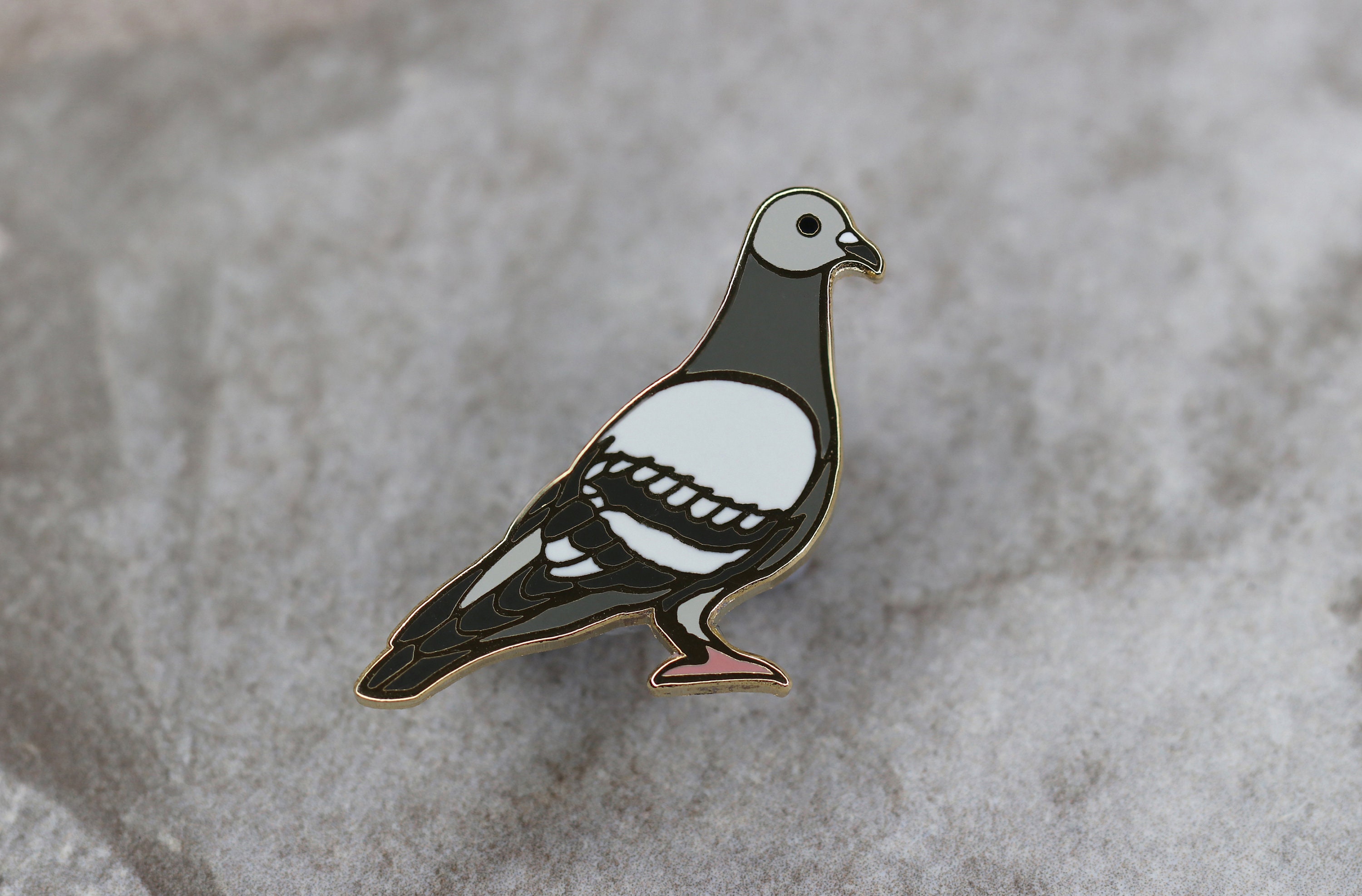 Pigeon brooch deals