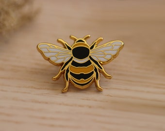 Bumblebee hard enamel pin - Honey bee enamel  pin - Bee enamel pin
