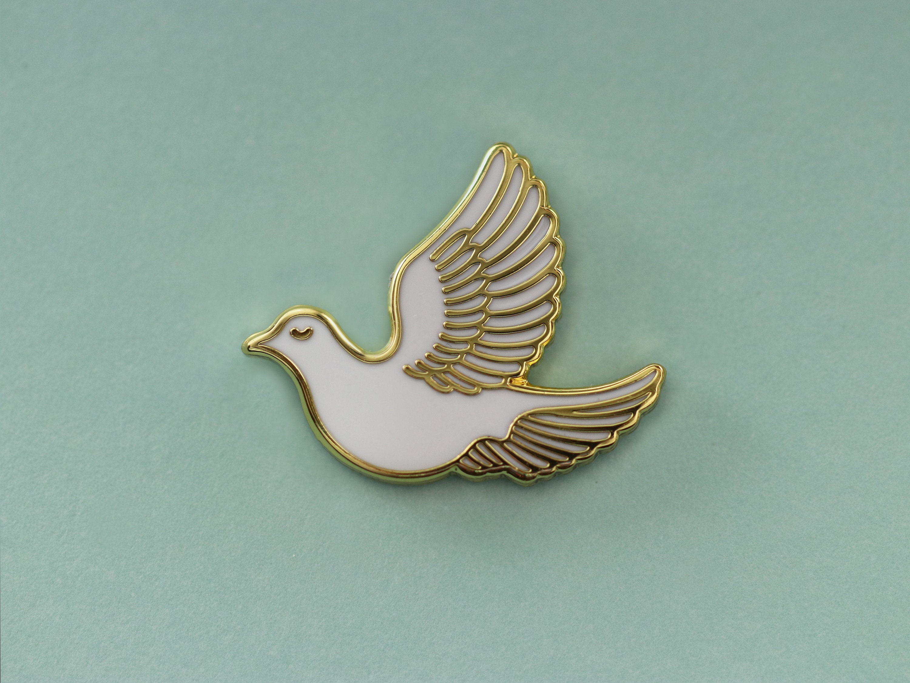 Dove of on sale peace brooch