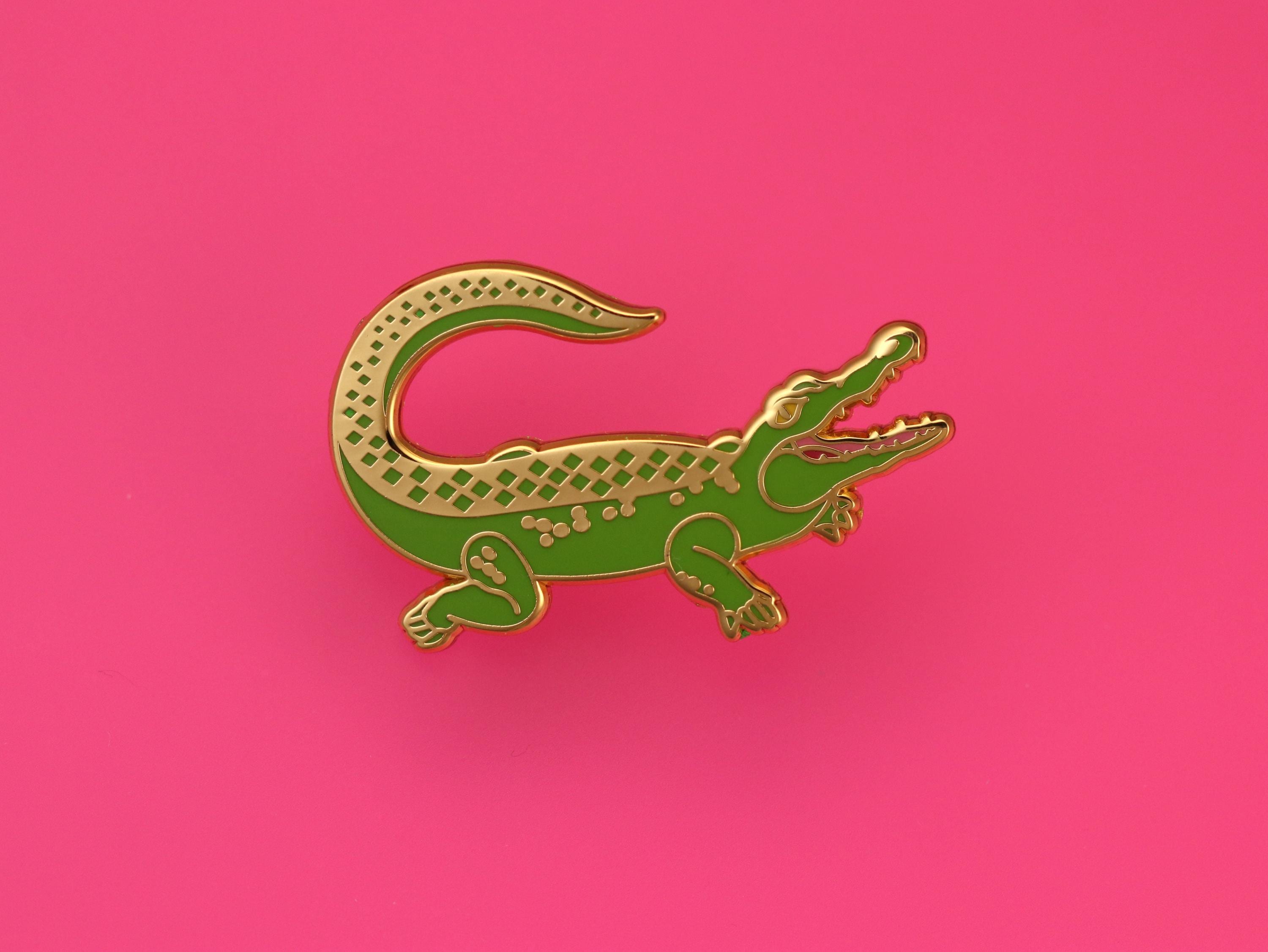 Alligator Enamel Pin – Hard Enamel, Gold Plated - Etsy