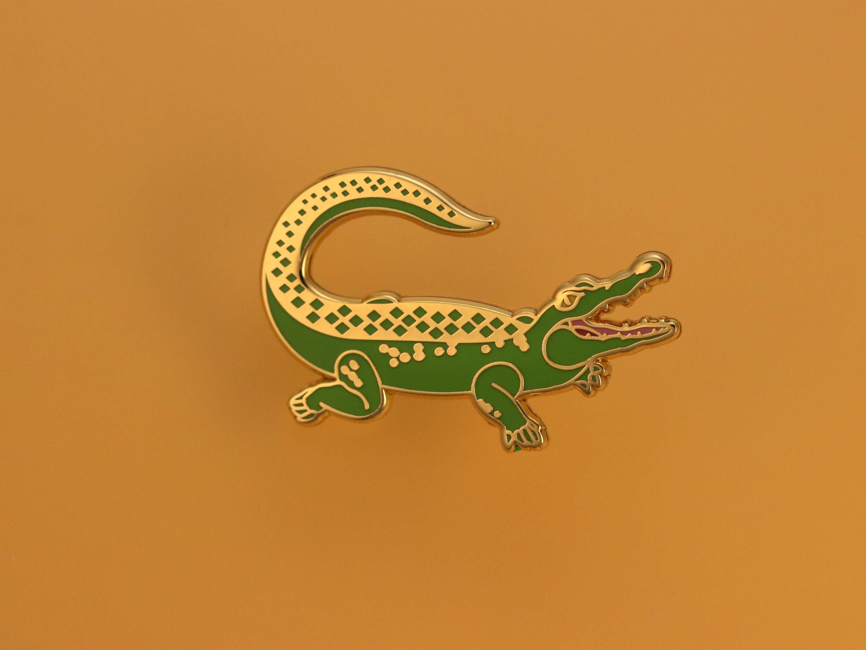 Alligator Enamel Pin – Hard Enamel, Gold Plated - Etsy
