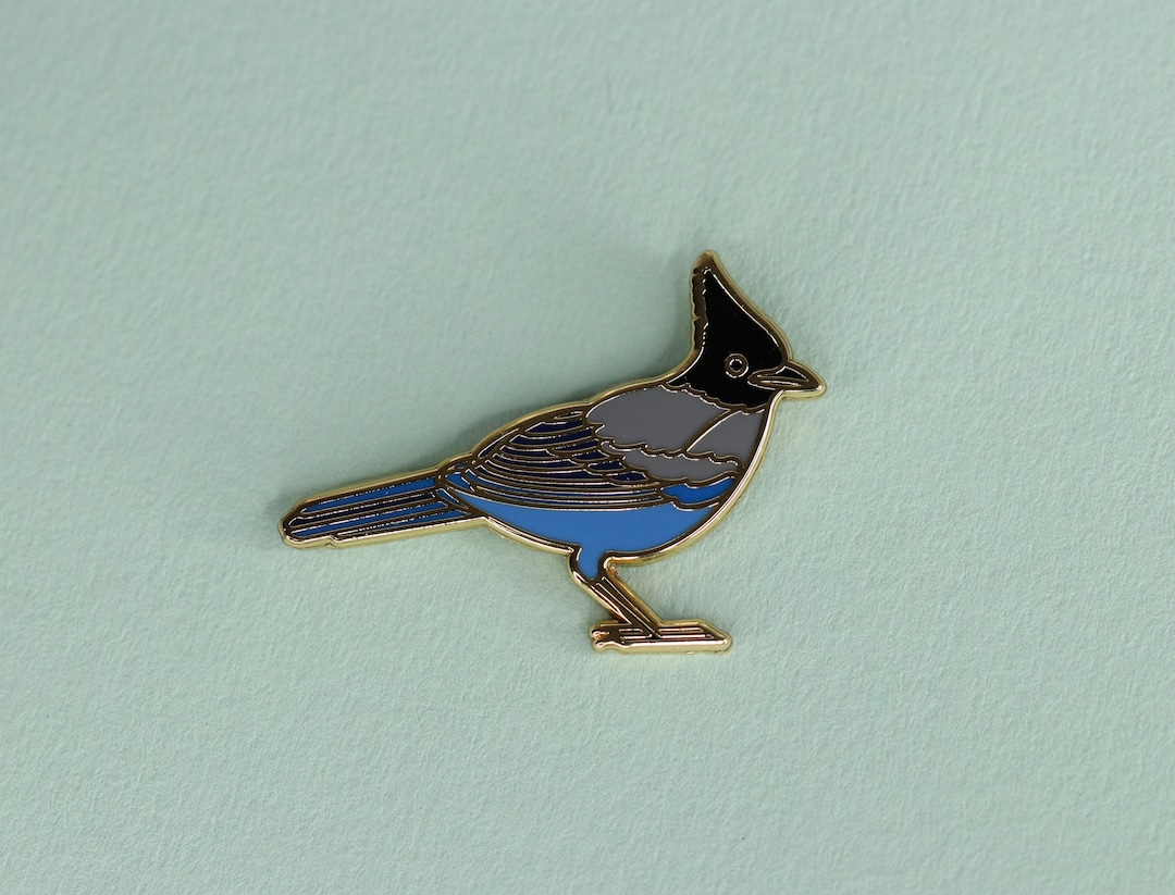 Spilla In Smalto Duro Con Uccello Segretario: Spilla Art - Foto 6