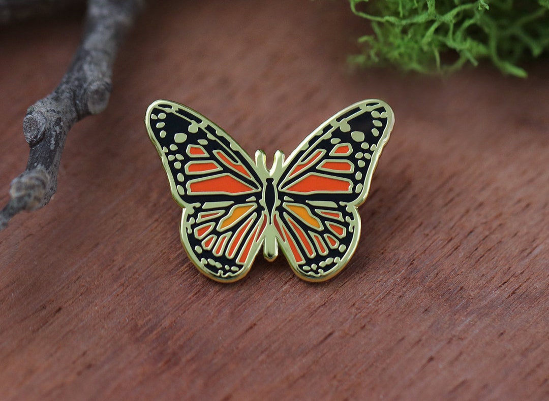 Monarch Butterfly Enamel Pin Enamel Lapel Pin Butterfly Enamel Pin Monarch Butterfly Enamel Pin Enamel Lapel Pin Butterfly Enamel Pin