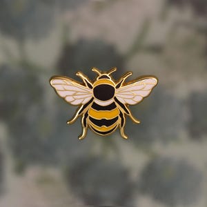 Bumblebee Hard Enamel Pin – Yellow Honey Bee Lapel Accessory - Etsy
