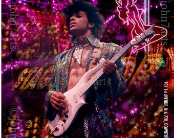 Prince Concert Poster Live Minneapolis Unique Signed Giclée Print Gift