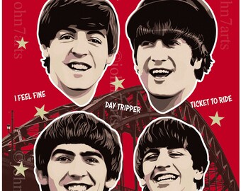 The Beatles Posters Liverpool Empire and Newcastle City Hall