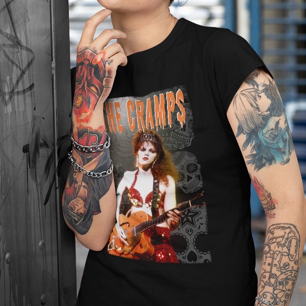 The Cramps T-Shirt Poison Ivy Inspiriertes weiches Baumwoll-T-Shirt Geschenk