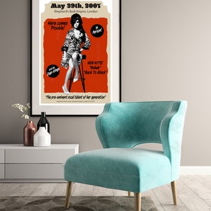 Amy Winehouse Concert Poster Gallery Quality Giclée Wall Art - Etsy UK