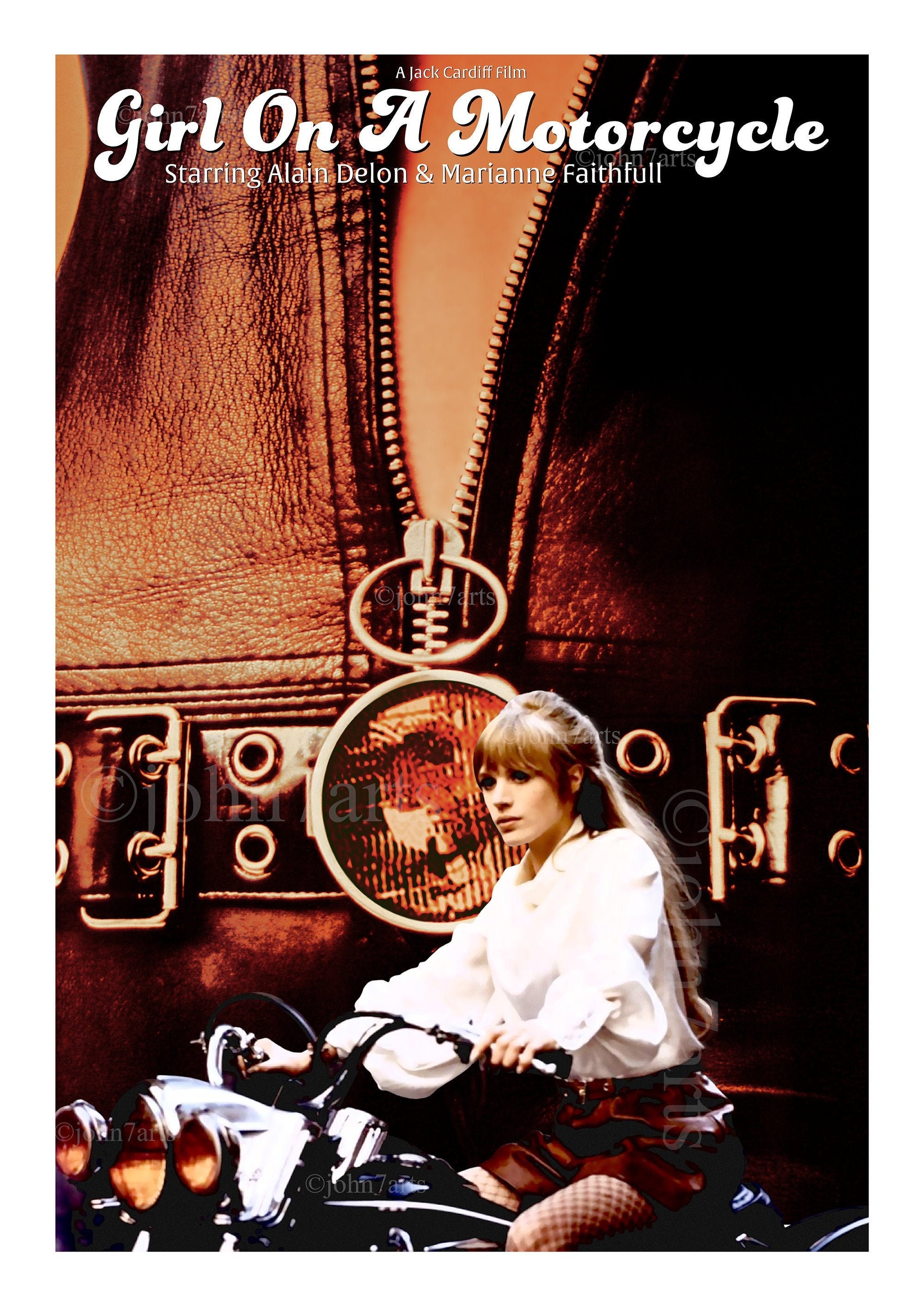 Girl on a motorcycle marianne faithfull sale