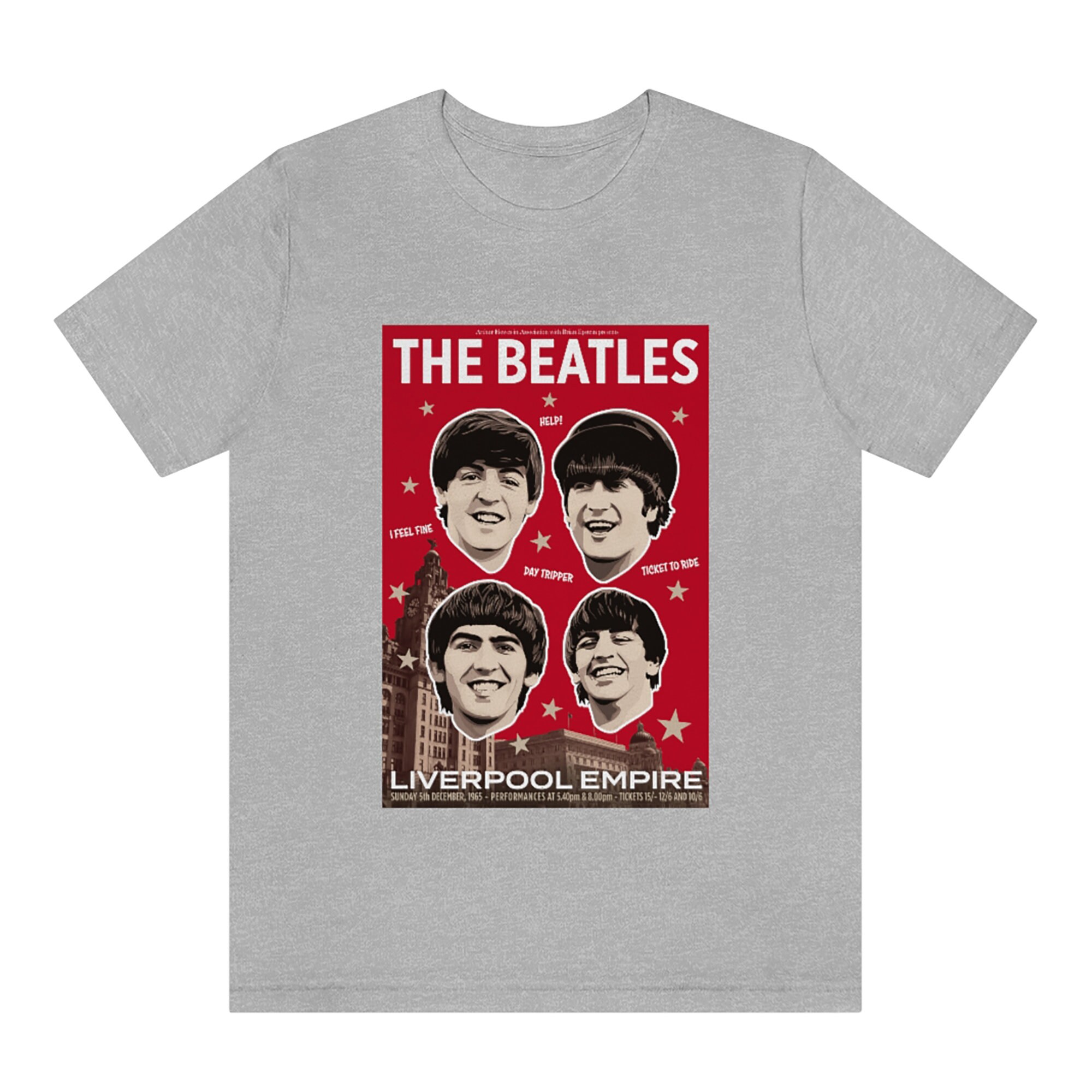 The Beatles Liverpool Inspired T shirt Soft Cotton Tee Gift Etsy UK