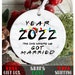 2022 The One Where We Got Married Ornament. First Christmas Married ornament 2022. OR043 