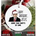 HAPPY BIRTHDAY JESUS Christmas Ornament - 2021 keepsake ornament - white elephant gift, OR035 