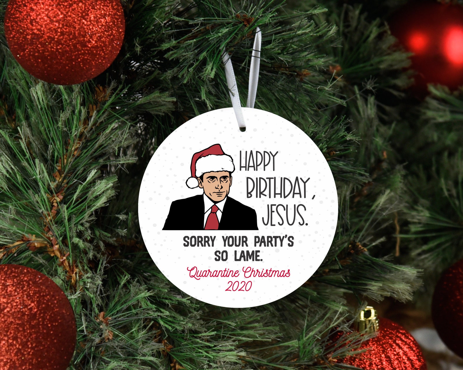 The office inspired christmas ornament office themed Etsy
