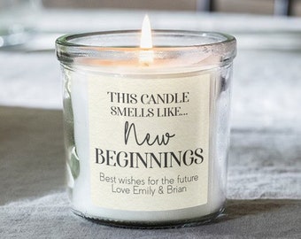 Sinmoe Candela di ringraziamento regalo per la festa degli insegnanti per le donne Candela profumata ispiratrice candele alla lavanda con portachiavi di ringraziamento Regalo di apprezzamento di