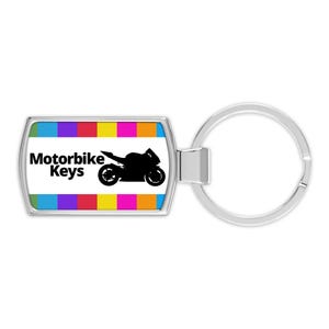 Motorbike Keys Keyring, Metal Key Ring with Gift Box, Biker Gift, For Him or Her