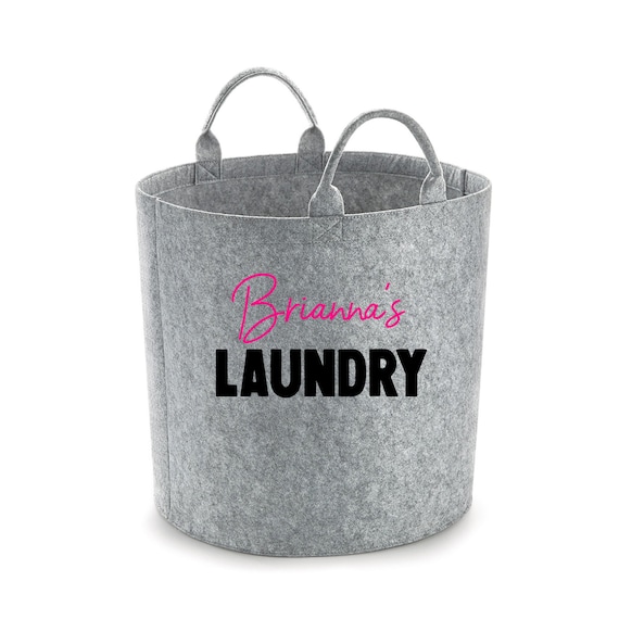 Girls Laundry Basket Personalised Washing Baskets Custom Name Girl