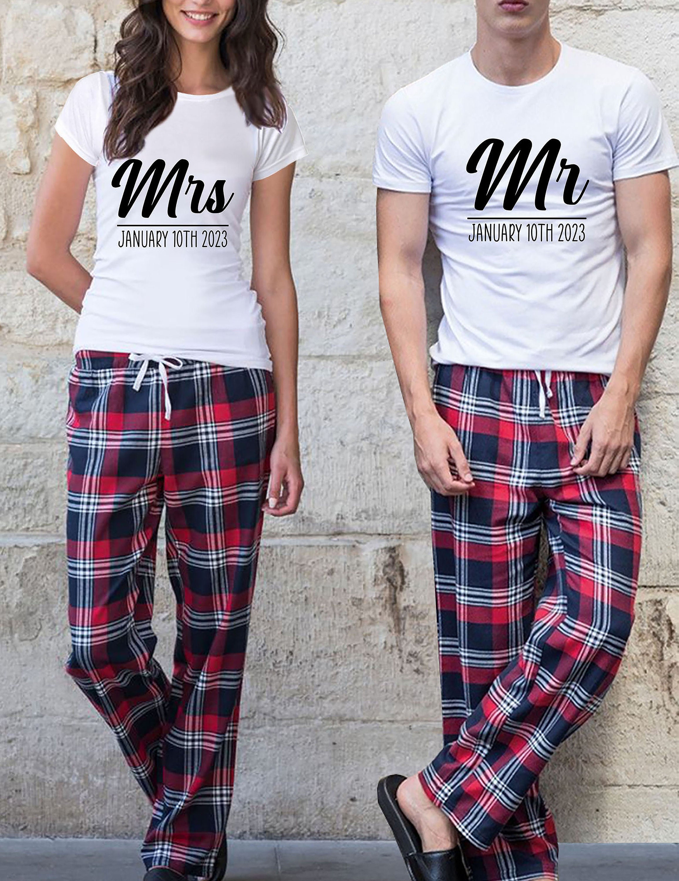 Personalised Matching Tartan Pyjamas