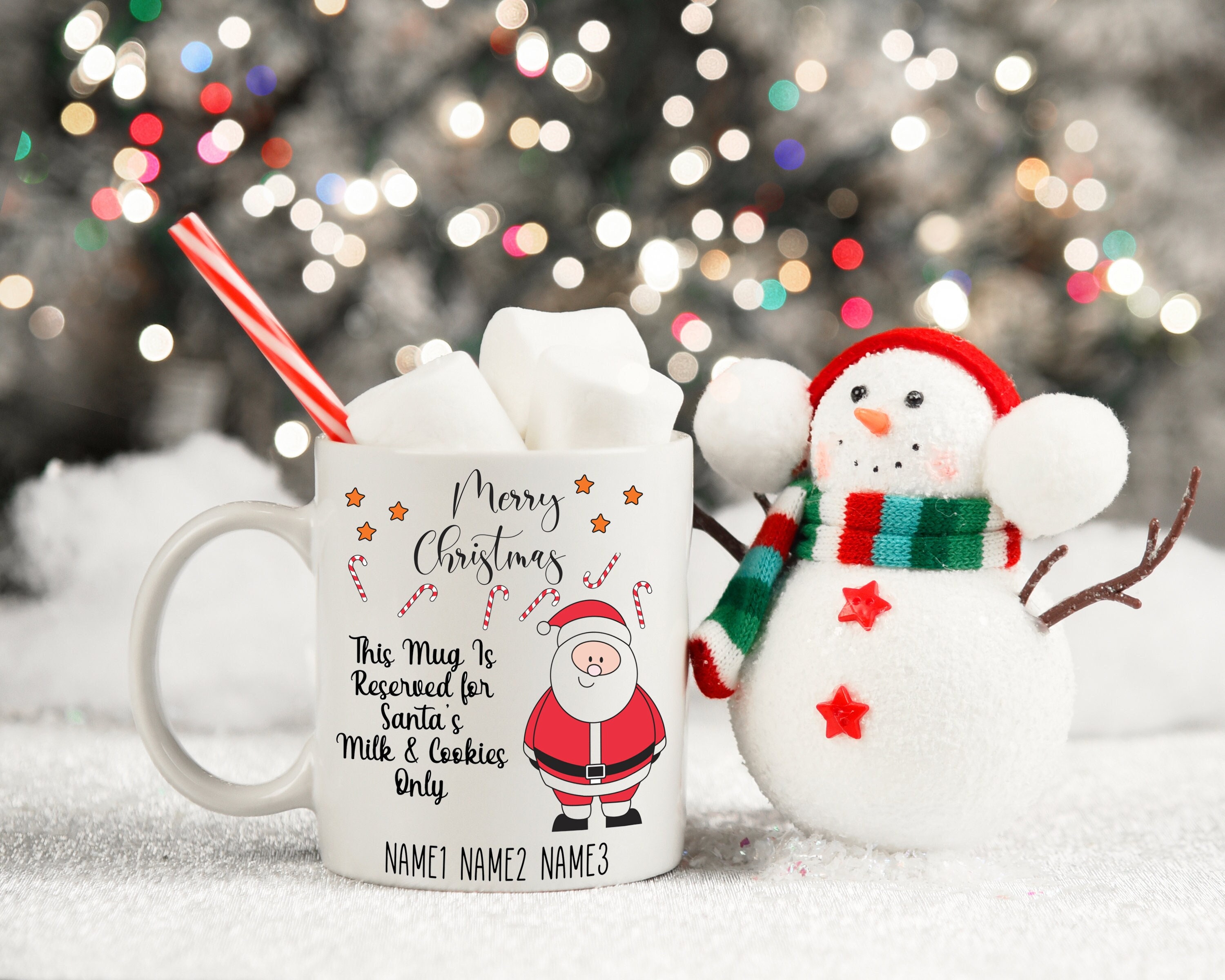 Personalised christmas mug deals