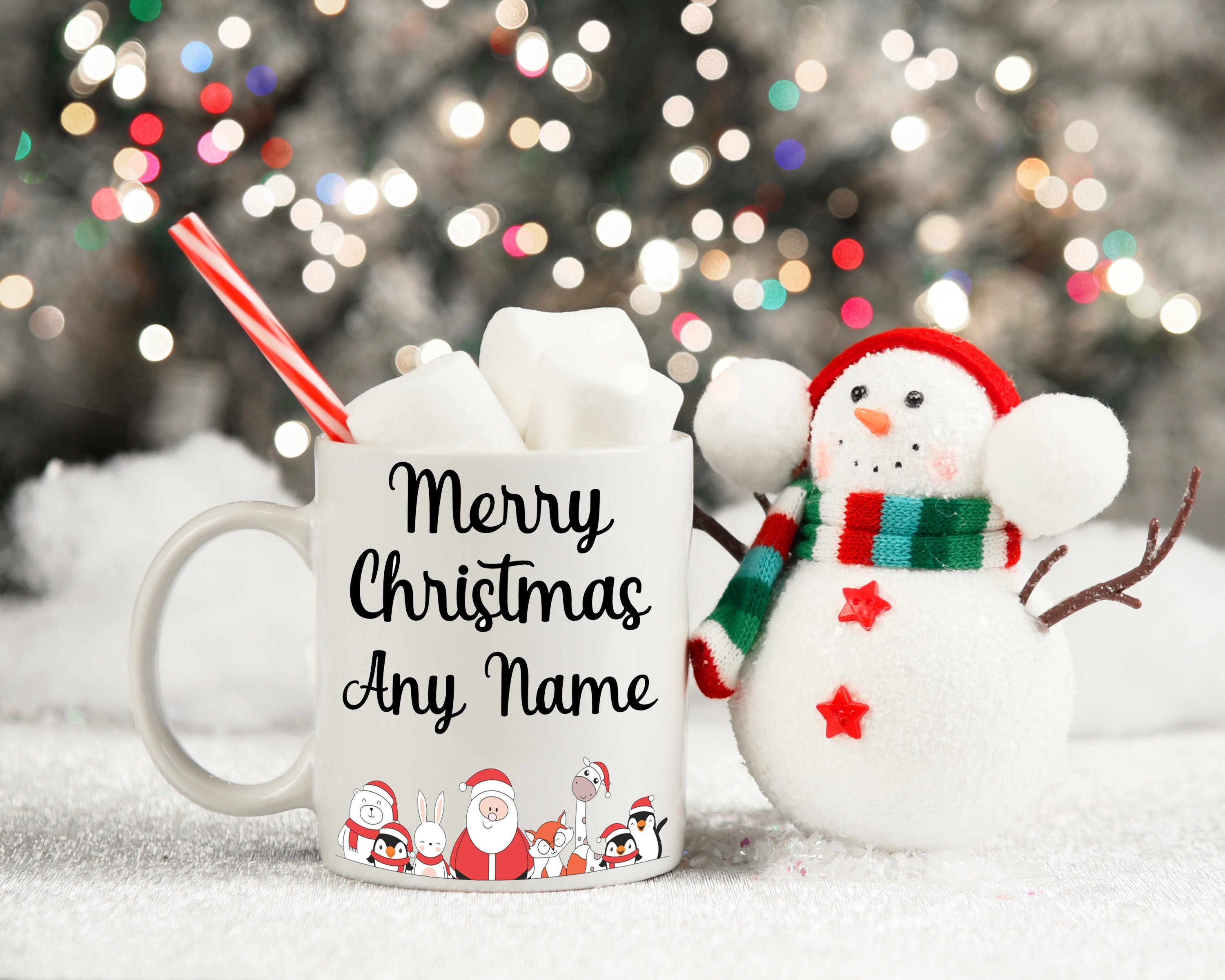 Merry christmas mug design Clearance