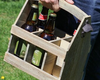 Borsa Porta Birra In Feltro Per 6 Bottiglie – Regalo Divertente Con Apribottiglie E Scritta 