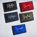 Personalised Wallet, For Boys, Kids Money Wallet, Custom Name & Initial, Pocket Money, Holidays, School Trip, Coin Pocket, Card Holder