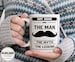 Personalised The Man The Myth The Legend Moustache Mug Custom Name Coffee Tea Cup Funny Gift For Him Gifts For Dad Fathers Day Gift 