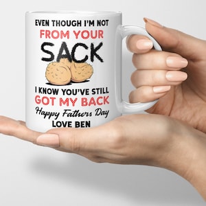 Step Dad Gifts For Father's Day Funny Personalised Mug Custom Name Coffee Tea Cup Gift For Dads Step Father Rude Novelty Gifts