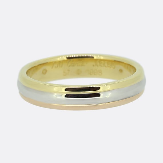Fede nuziale Cartier Vendome Louis Cartier P 1 2 57 multitono in