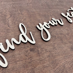 Find your seat lettering cutouts, wedding seating chart sign letters, rustic wedding decor, wooden please find your seat wood sign wording