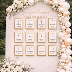 Our favorite people please find your seat lettering cutouts ONLY, wedding seating chart sign letters, rustic wedding decor, wooden words image 11