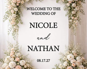 Custom name wood lettering ONLY, DIY wedding welcome sign wedding ceremony decor, personalized wooden name sign, established date wood signs