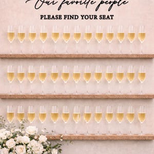 Our favorite people please find your seat lettering cutouts ONLY, wedding seating chart sign letters, rustic wedding decor, wooden words image 14