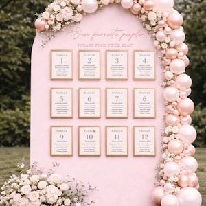 Our favorite people please find your seat lettering cutouts ONLY, wedding seating chart sign letters, rustic wedding decor, wooden words image 18