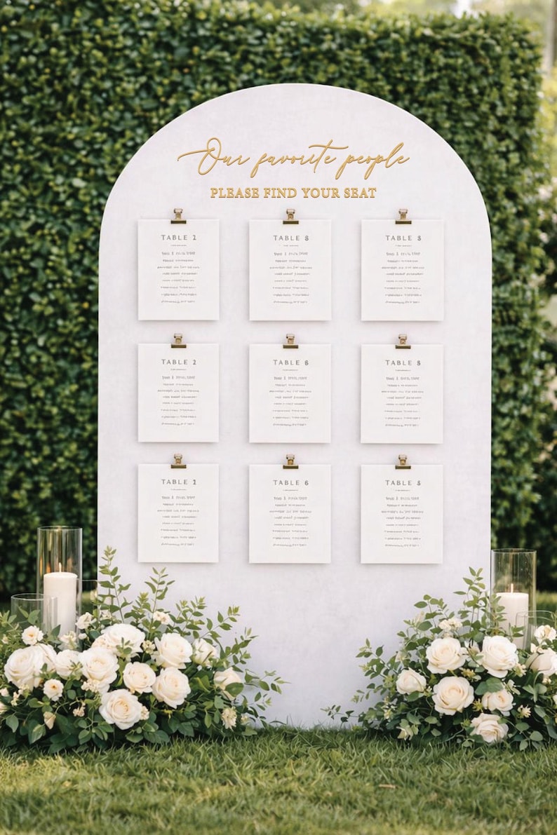 Our favorite people please find your seat lettering cutouts ONLY, wedding seating chart sign letters, rustic wedding decor, wooden words image 16